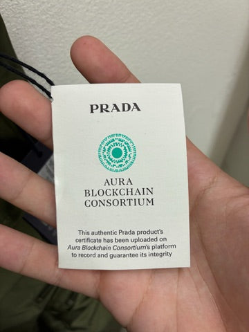 Prada Re-Nylon Cargo Pants Green