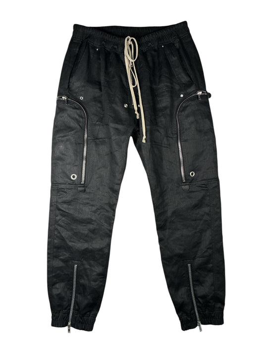 Rick Owens Bauhaus Black Cargo Pants