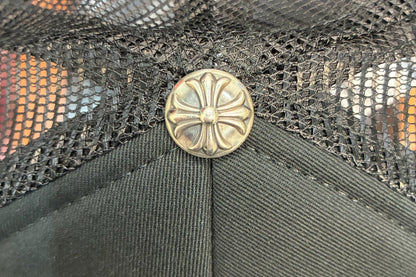 Chrome Hearts CH Las Vegas Trucker Hat (Black/White)