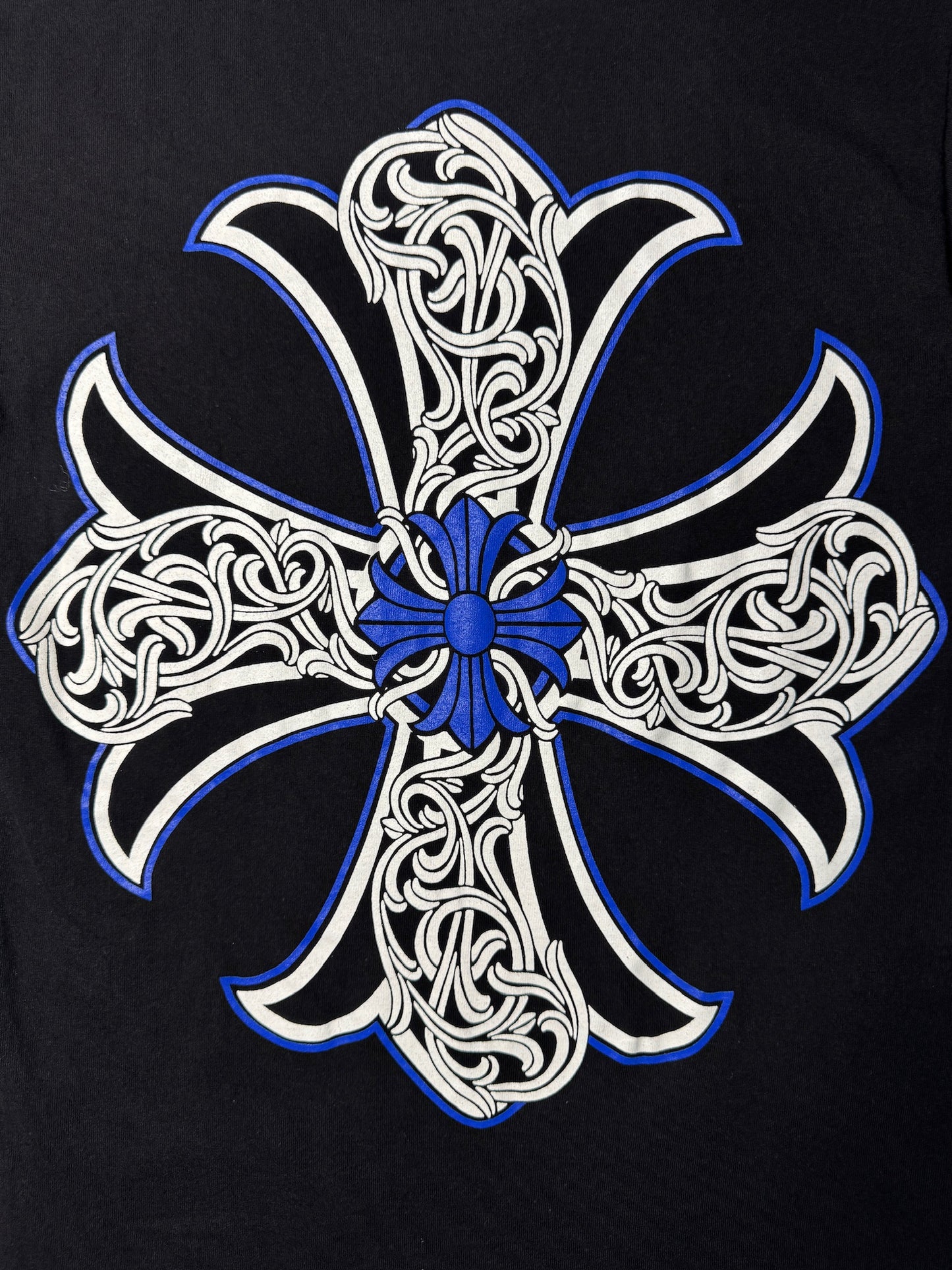 Chrome Hearts Vintage Blue Cross Pocket Tee