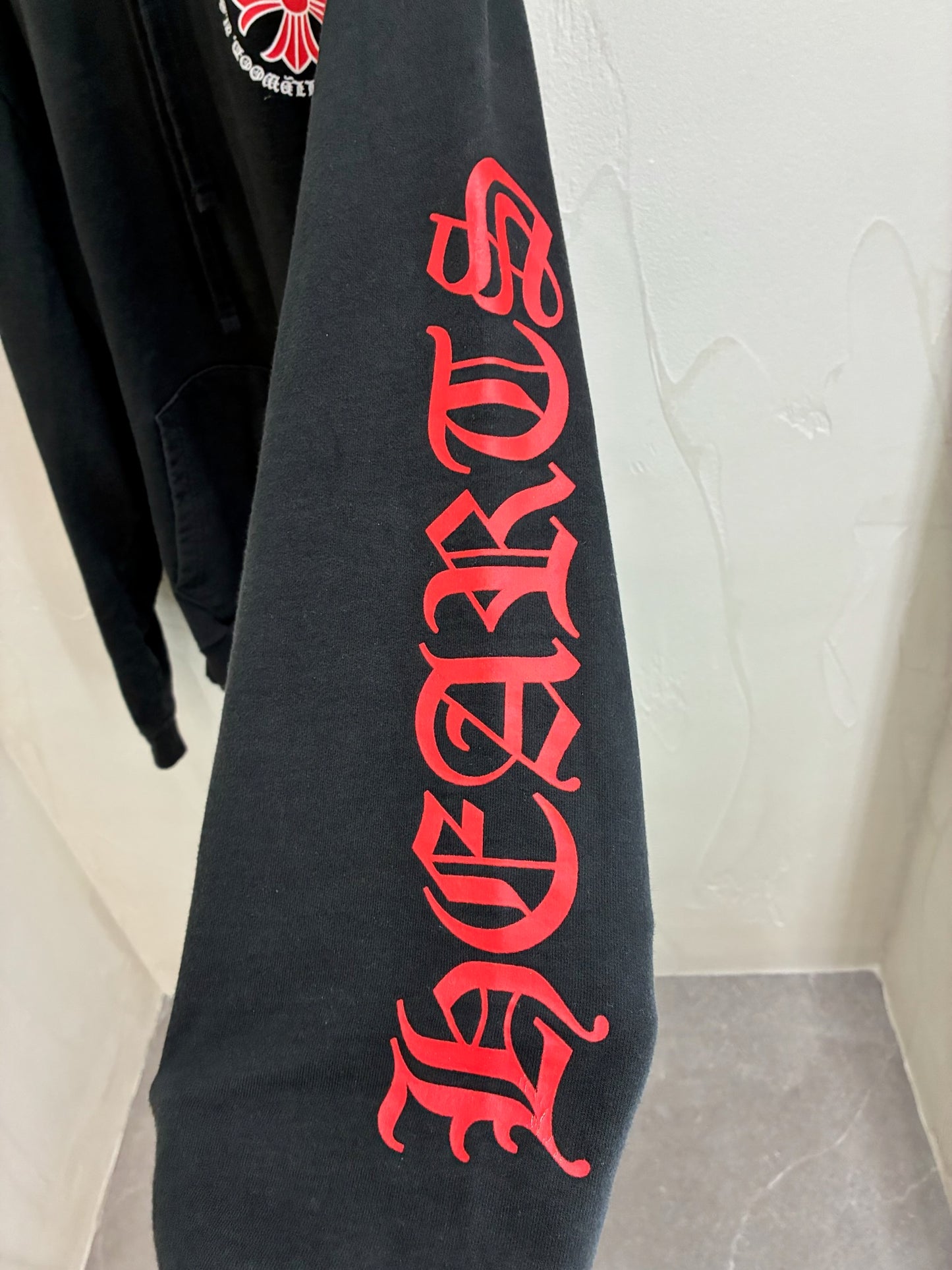 Chrome Hearts Made In Hollywood USA Hoodie Black/Red