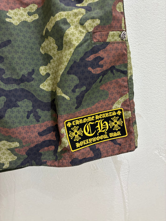 Chrome Hearts Camouflage Board Shorts