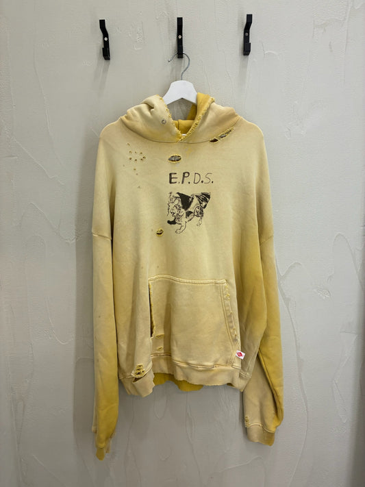 PALY: Yellow 'EPDS' Hoodie