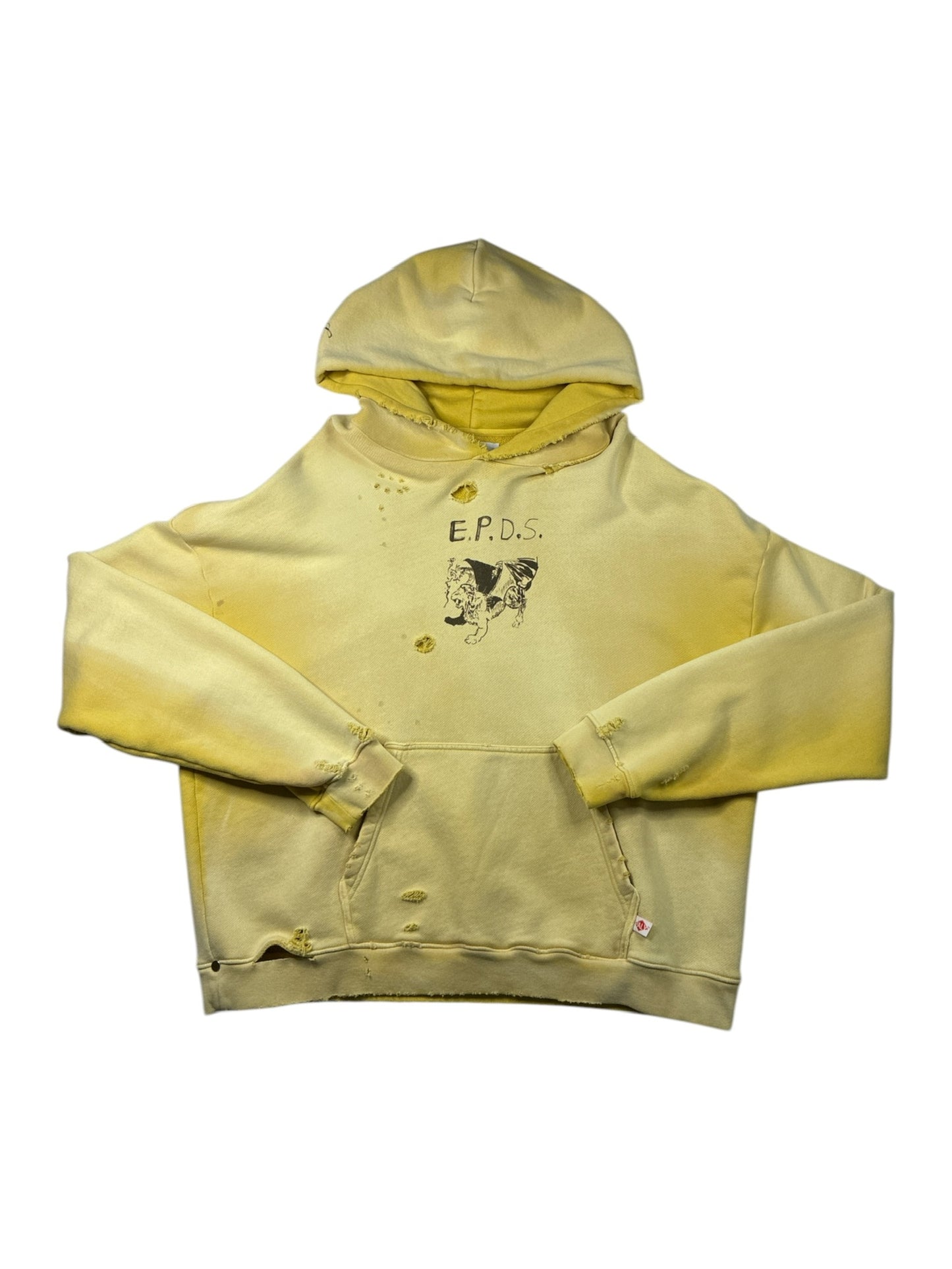 PALY Yellow 'EPDS' Hoodie