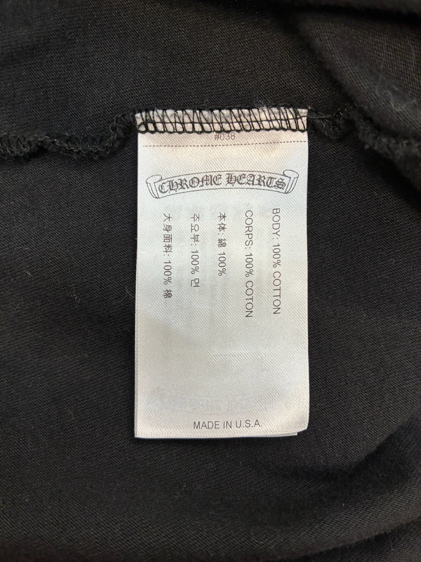 Chrome Hearts 1988 Neck Logo Long Sleeve