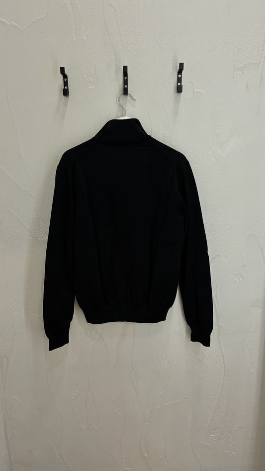 Prada Wool Re-Nylon Zip-Up Cardigan