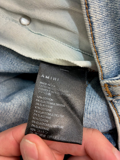Amiri Paisley Skinny Jeans