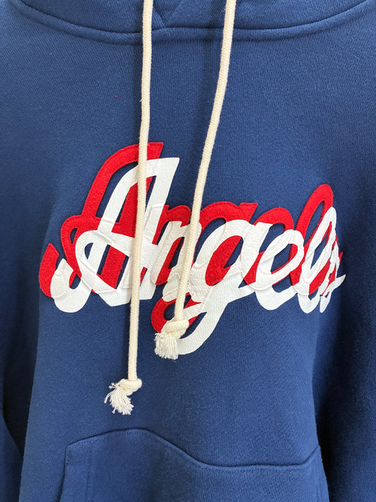 Palm Angels “Angels” Hoodie Blue