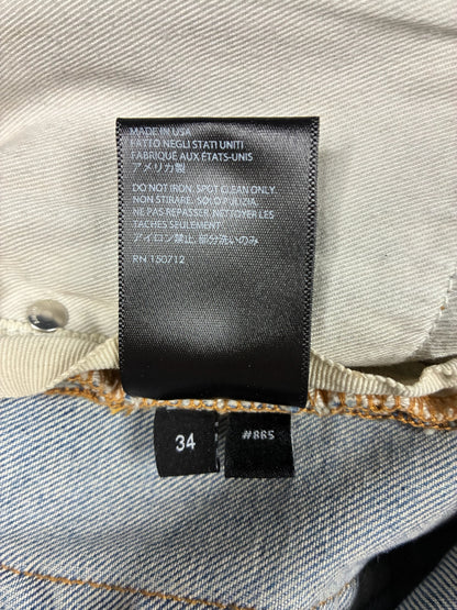 AMIRI MX1 Black Patch Distressed Jean