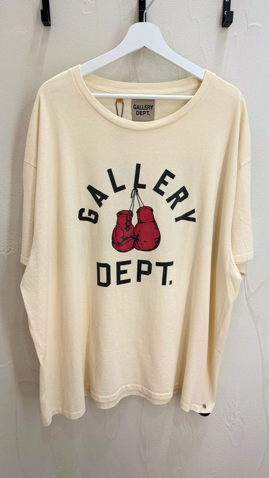Gallery Dept Boxing T-shirt Cream