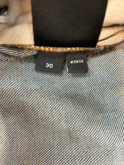 Amiri MX1 Cracked Paint Jeans Orange Patch