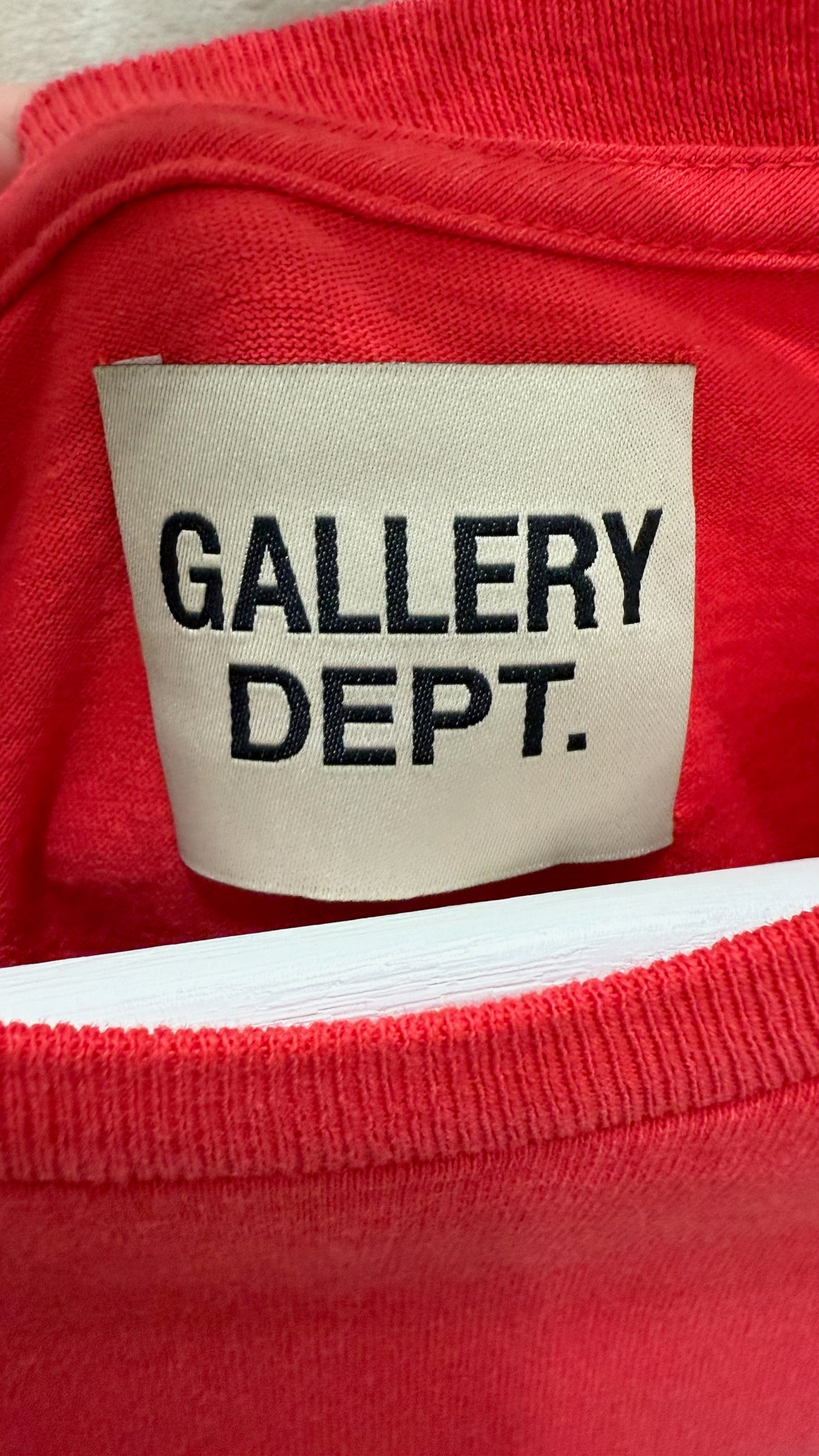 Gallery Dept French Red Short Sleeve Shirt