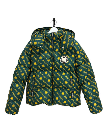 Moncler x Palm Angels Thompson Short Down Jacket Dark Green