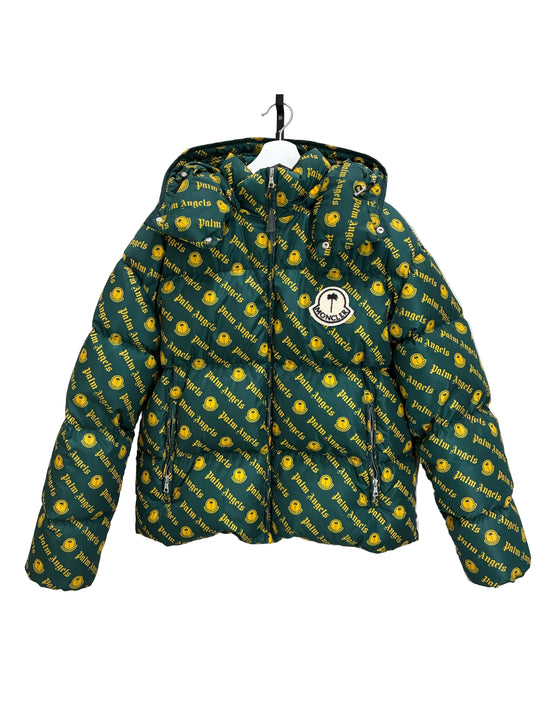 Moncler x Palm Angels Thompson Short Down Jacket Dark Green