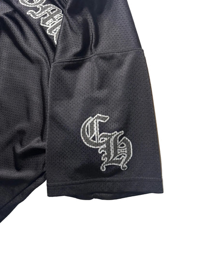 Chrome Hearts Black Mesh Stadium Football Jersey