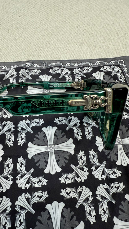 Chrome Hearts Box-Officer Glasses Green