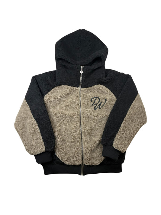 DW Wool Zip Hoodie (Brown)