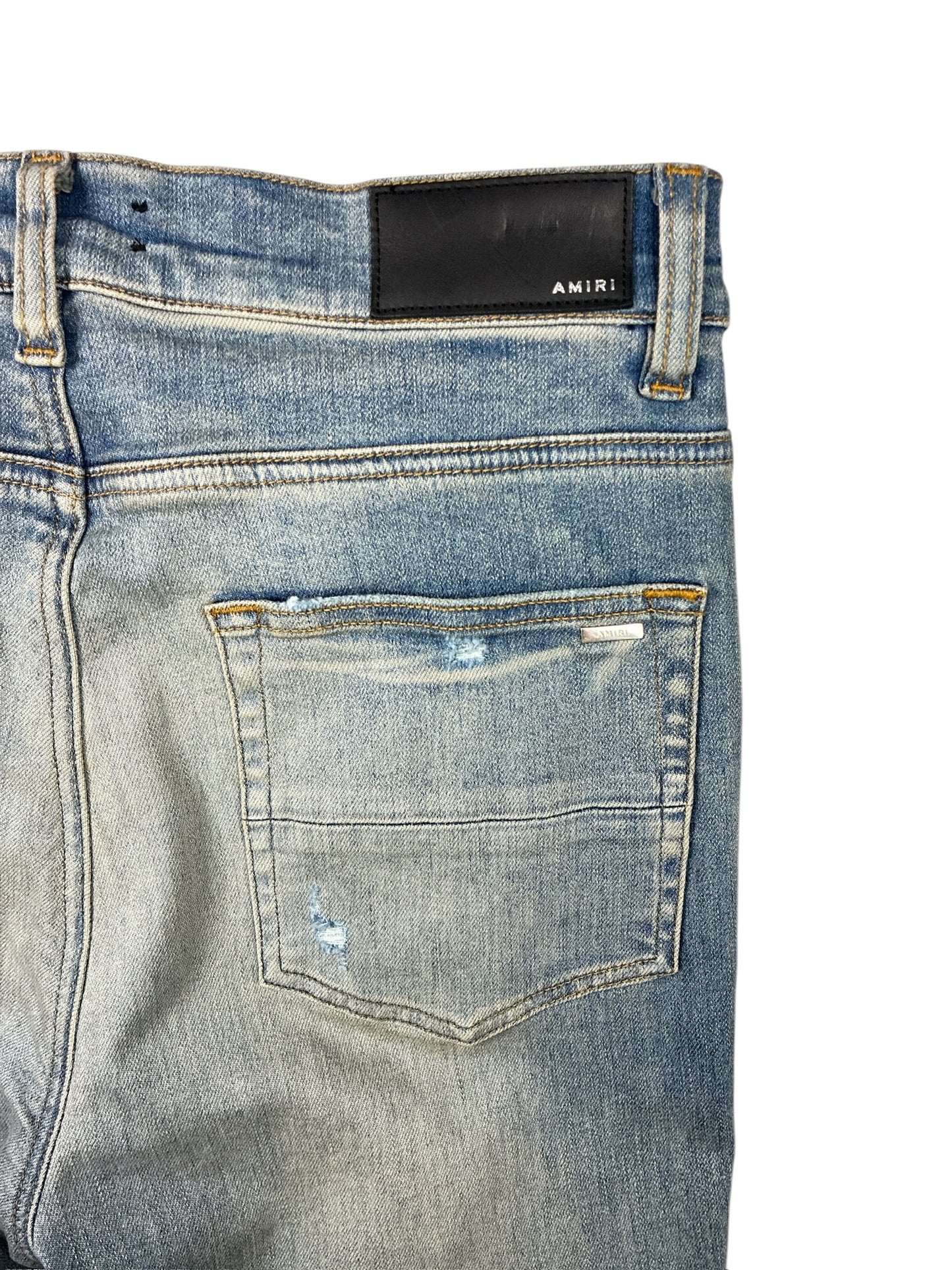 Amiri Blue Bootcut Jeans