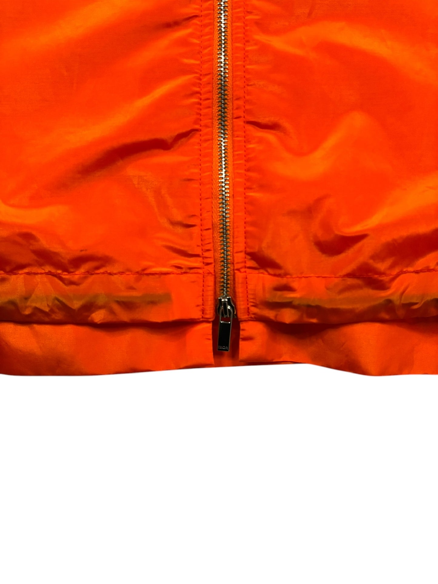 Coupe-vent orange brodé Dior X Kenny Scharf