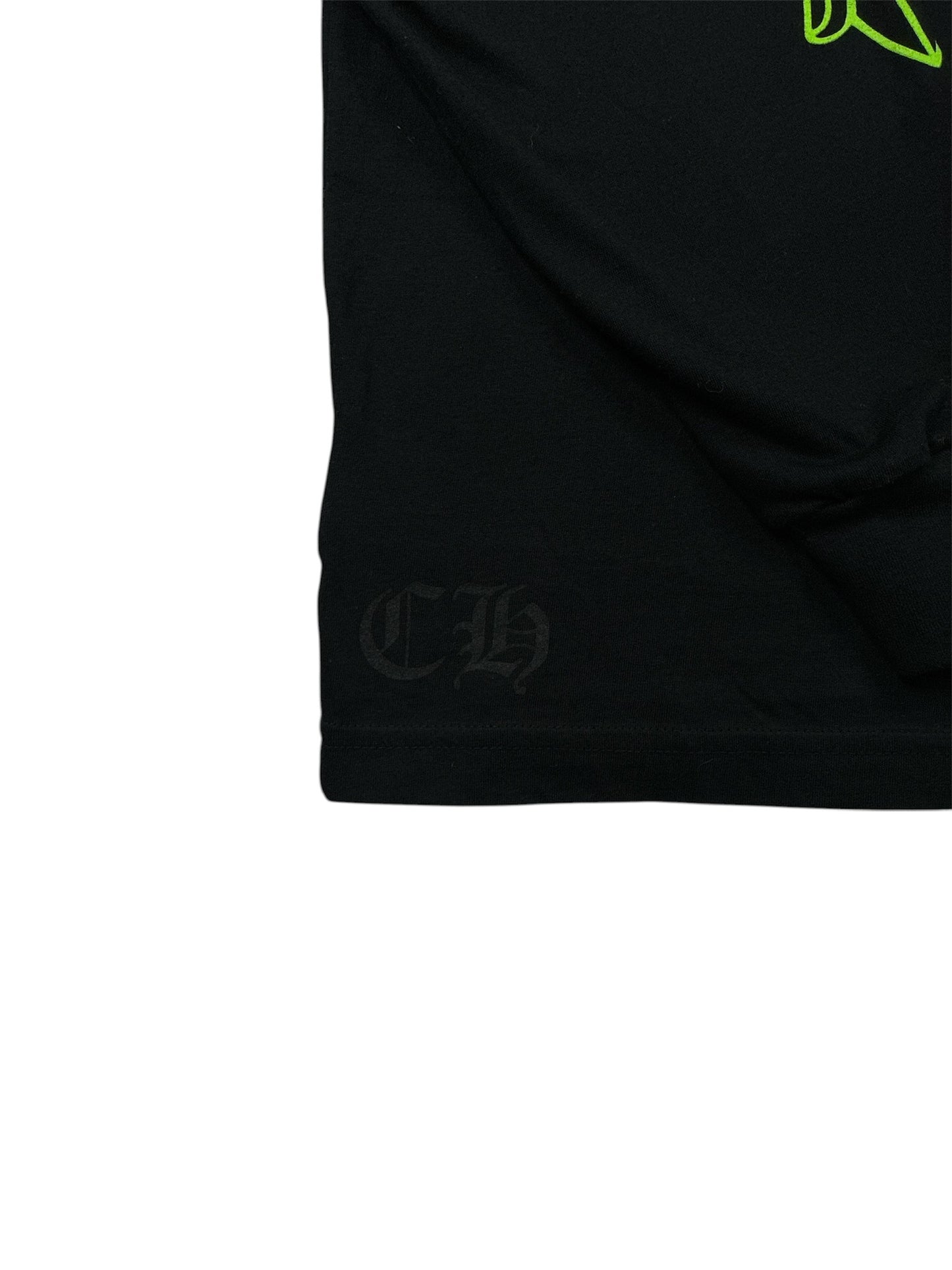 Chrome Hearts Multicolor Floral Long Sleeve Black Tee