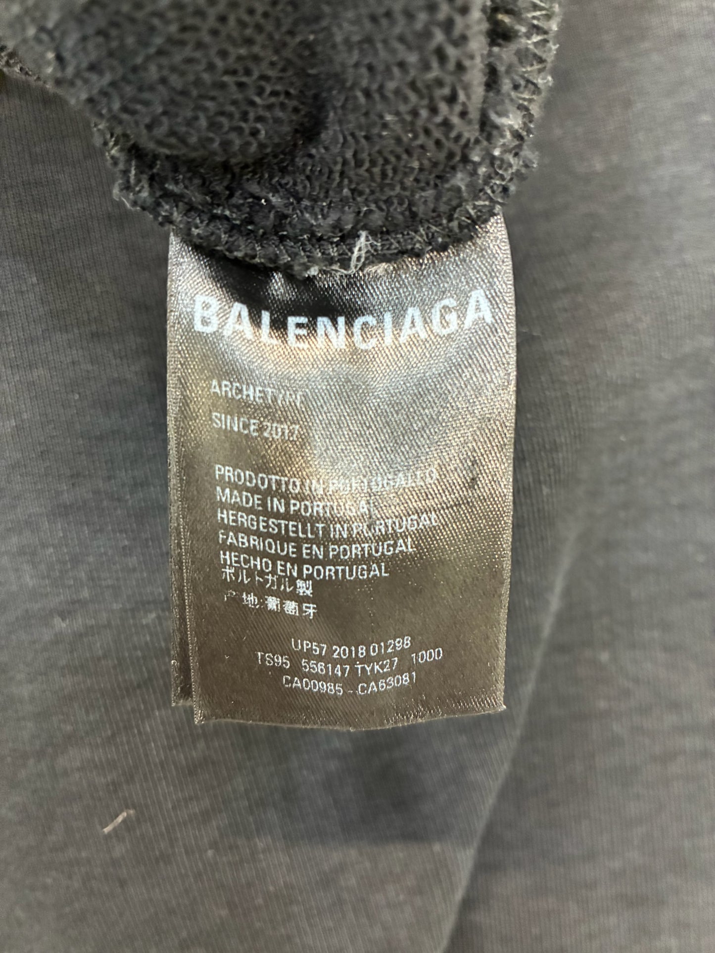 Balenciaga Black Logo Sweatshirt