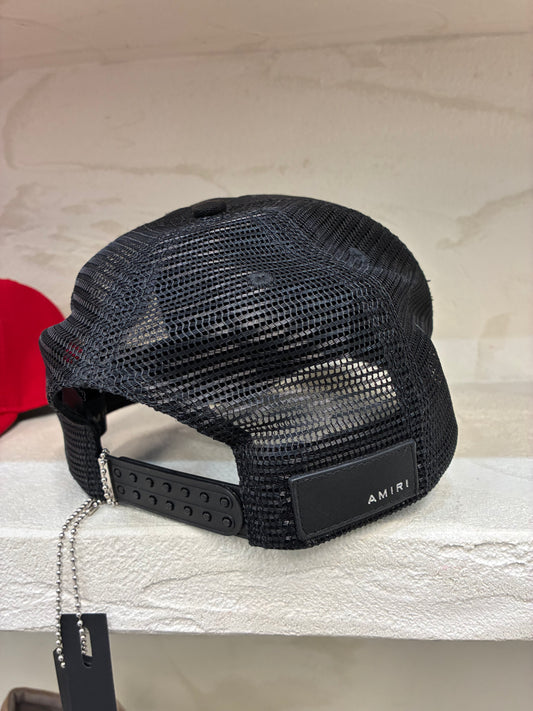 Amiri Black Distressed MA Hollywood Baseball Cap