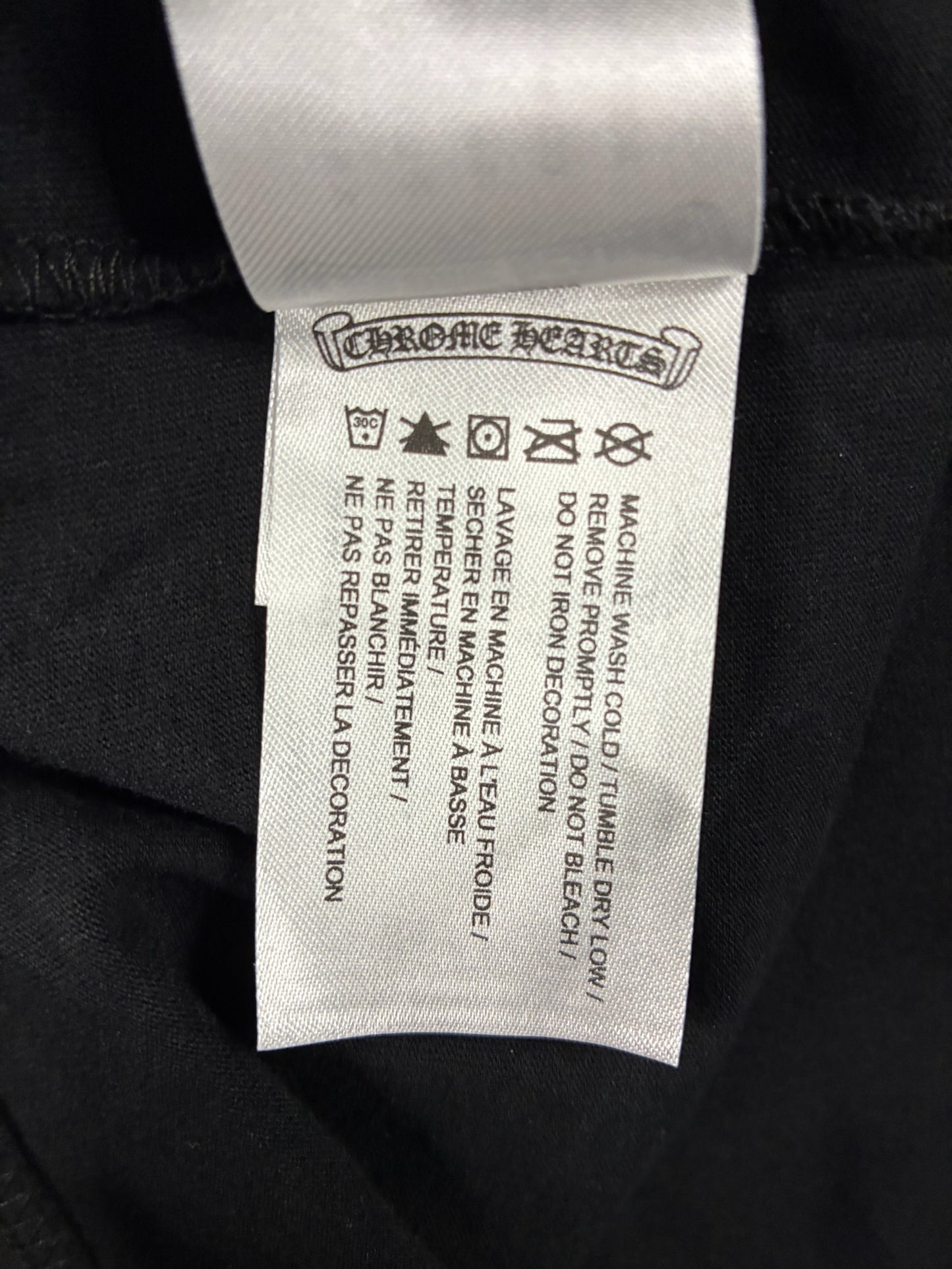 Chrome Hearts Neck Logo Long Sleeve 'Black'