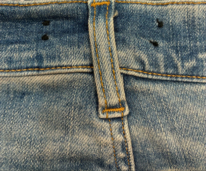 Amiri MX1 Distressed Skinny Jeans