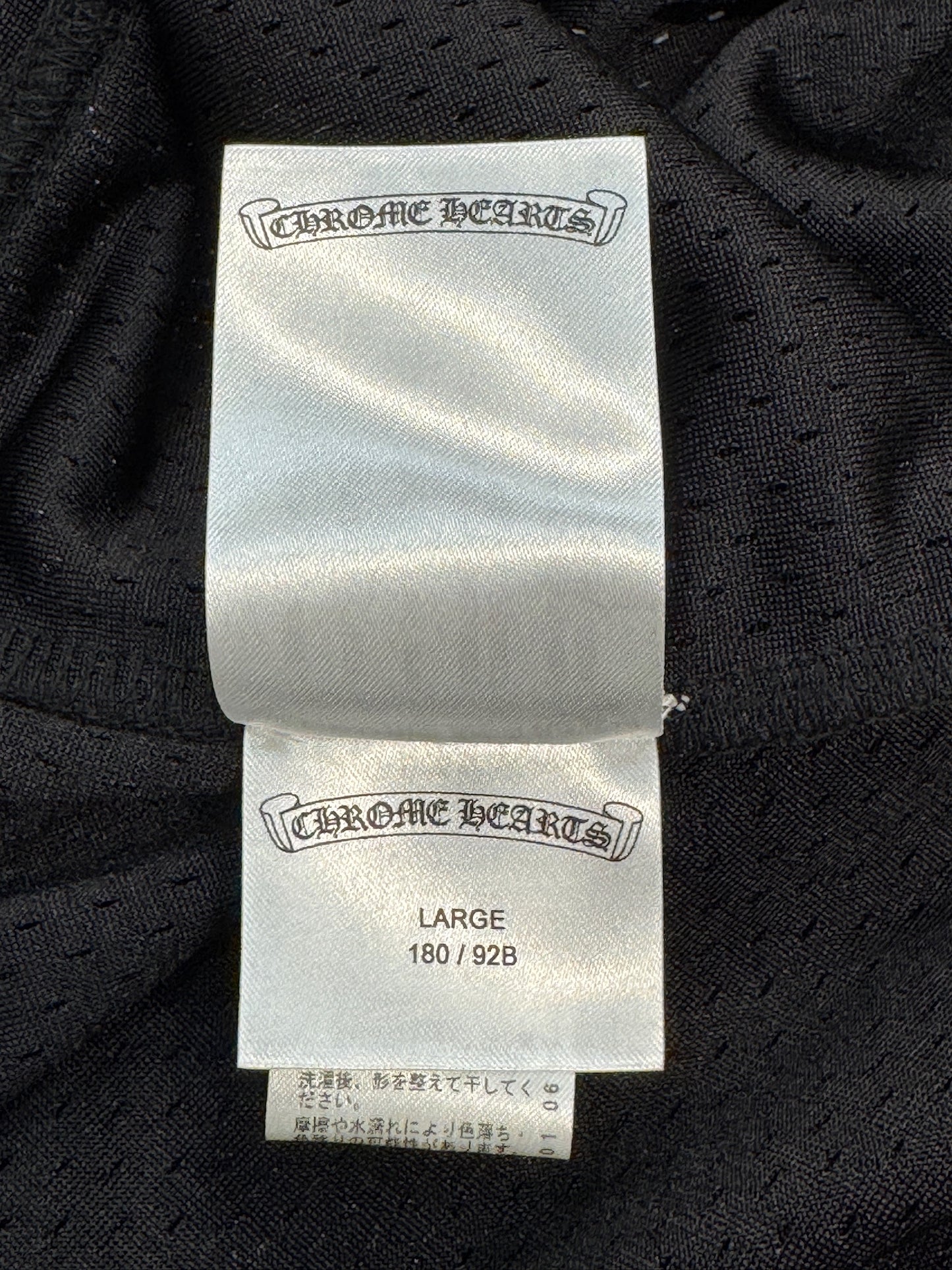 Chrome Hearts Black Mesh Stadium Football Jersey