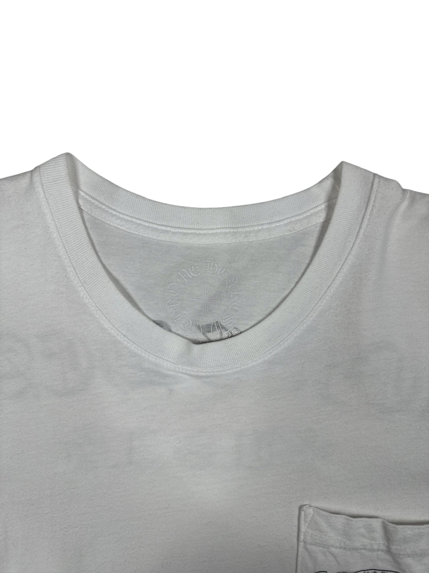Chrome Hearts Shoulder Logo Pocket Tee USA Edition White