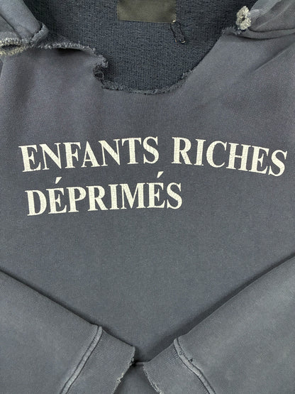 Enfants Riches Deprimes Logo Hoodie Navy Blue