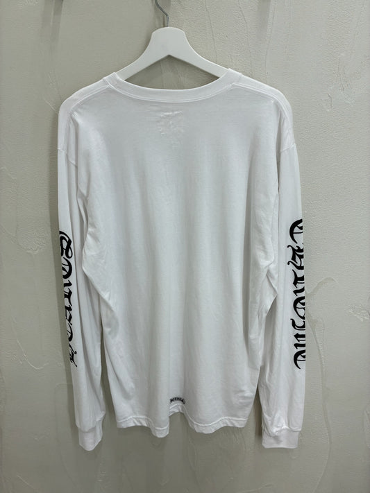 Chrome Hearts Neck Logo Long Sleeve Crewneck
