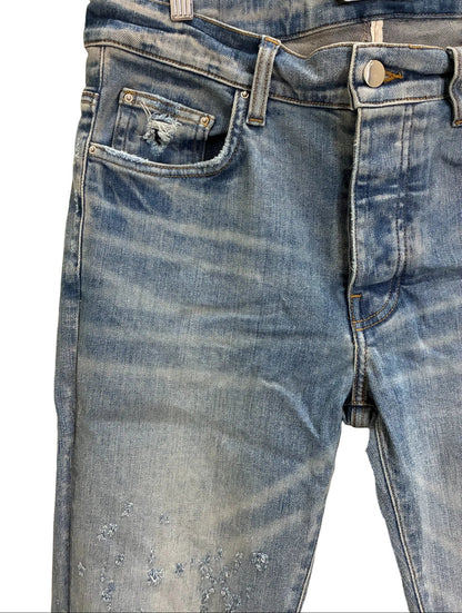Amiri MX1 Distressed Skinny Jeans
