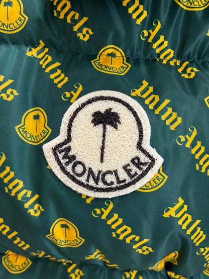 Moncler x Palm Angels Thompson Short Down Jacket Dark Green