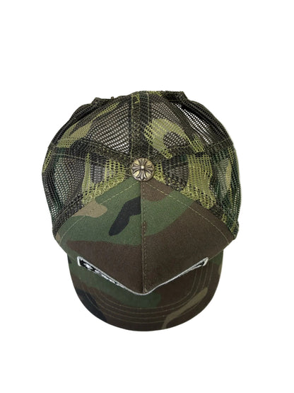 Chrome Hearts CH Hollywood Trucker Hat (Camo)