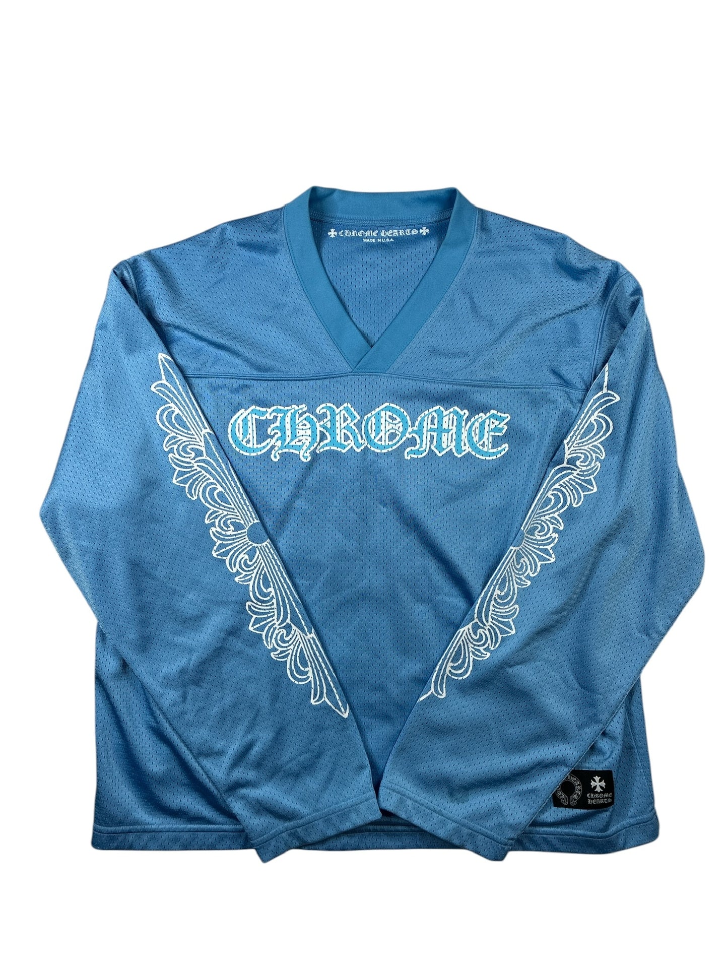 Chrome Hearts Mesh Floral Long Sleeve Jersey