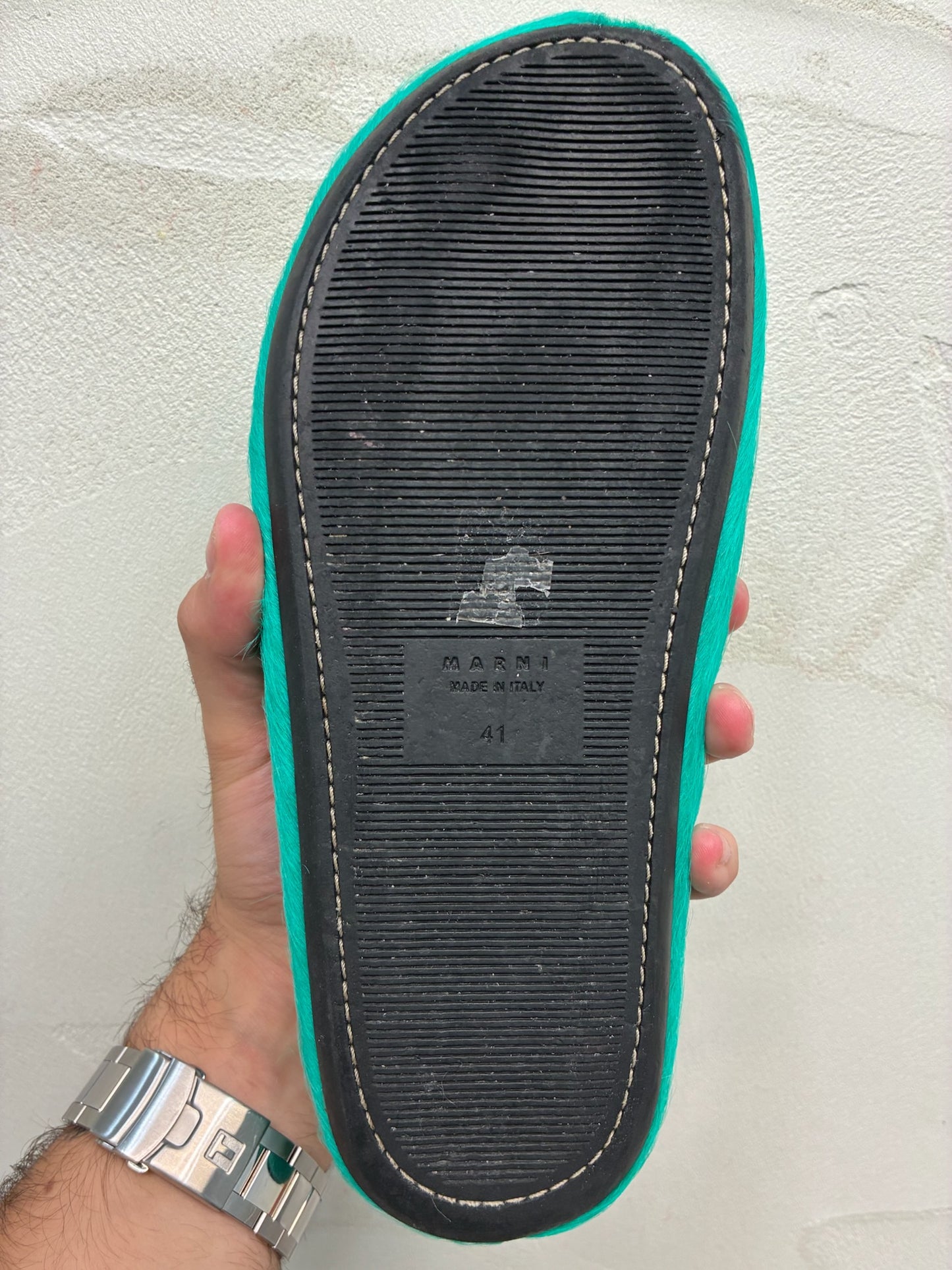 Marni Fussbett Sabot Green