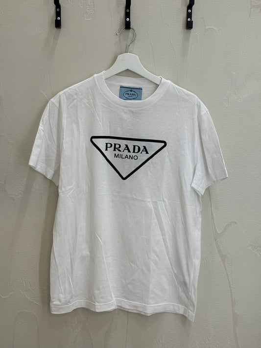 Prada Triangle Logo T-Shirt