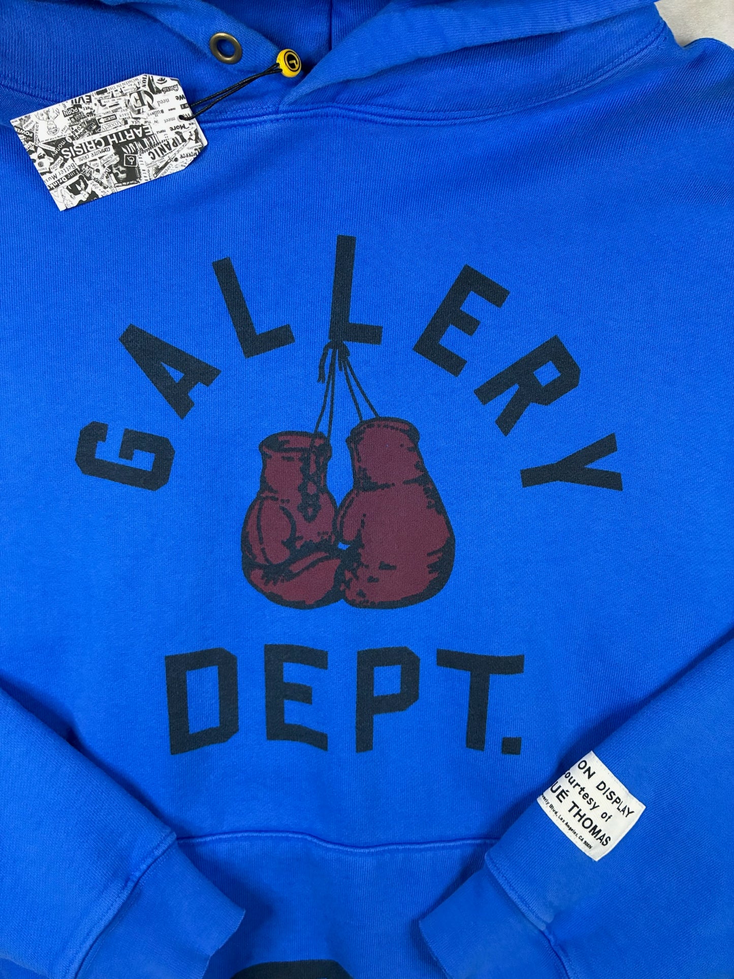 Gallery Dept Boxing Hoodie Royal Blue