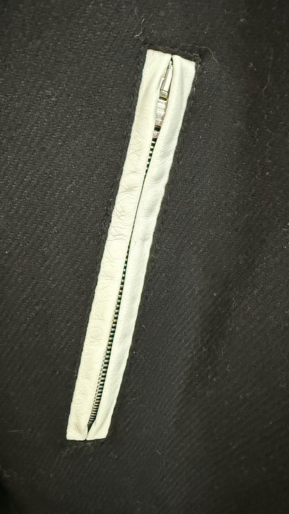 Amiri Bones Wool-Blend Varsity Jacket 'Black'