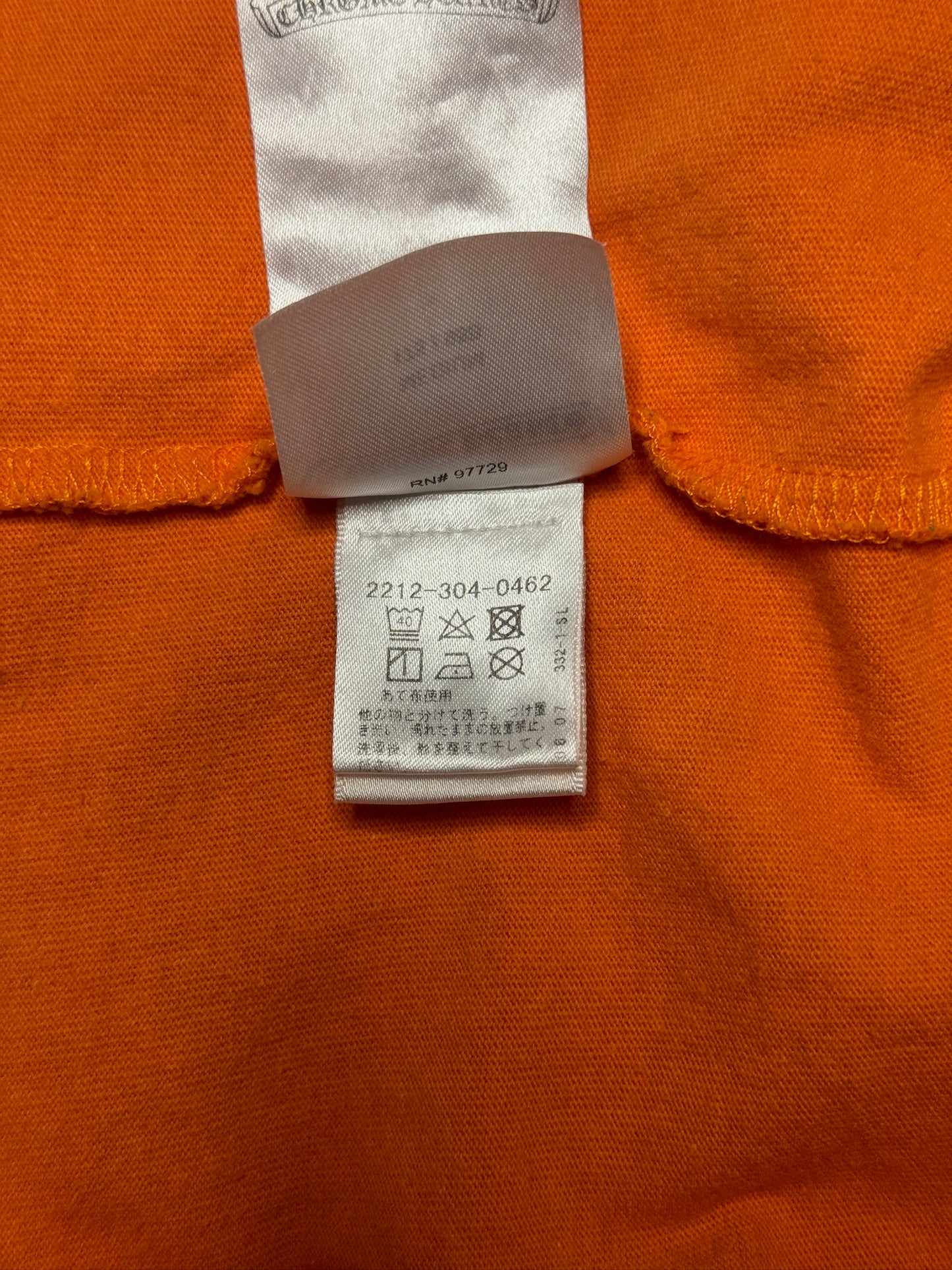 Chrome Hearts Orange Vine Dagger T-Shirt