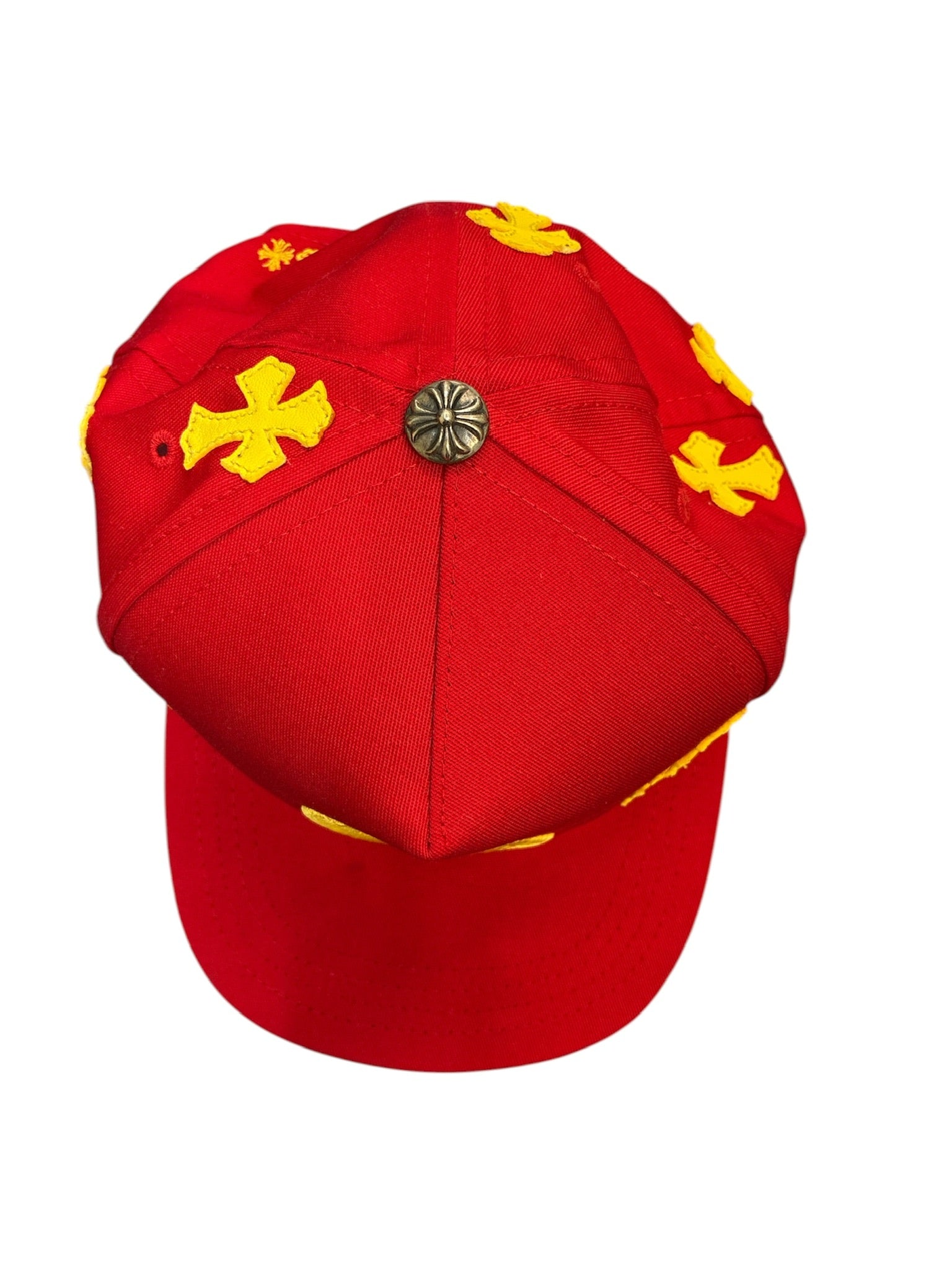 Chrome Hearts Crosspatch Hat Red and Gold – Maison Zeitaku