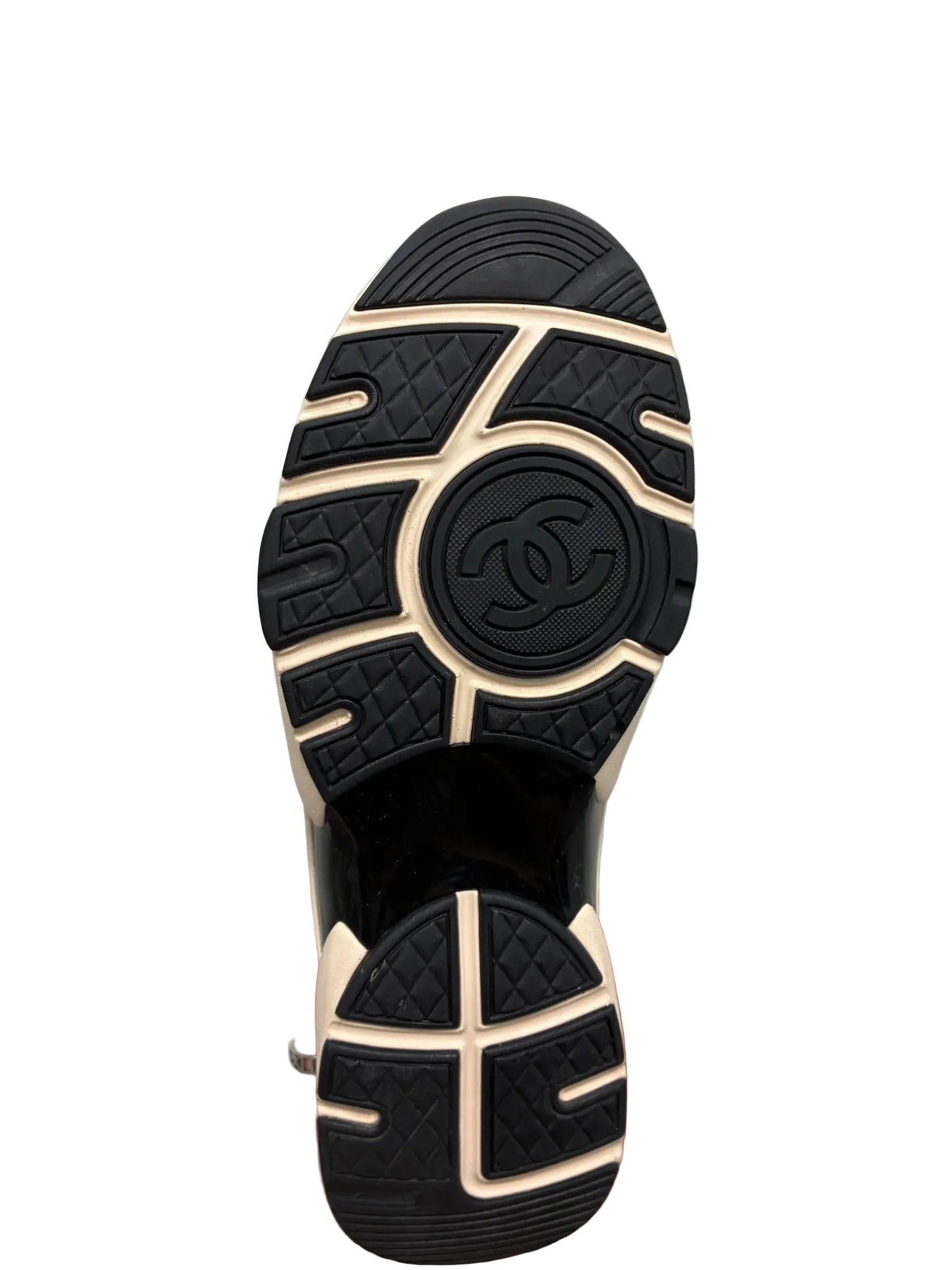 Chanel Knit Suede CC Sneakers