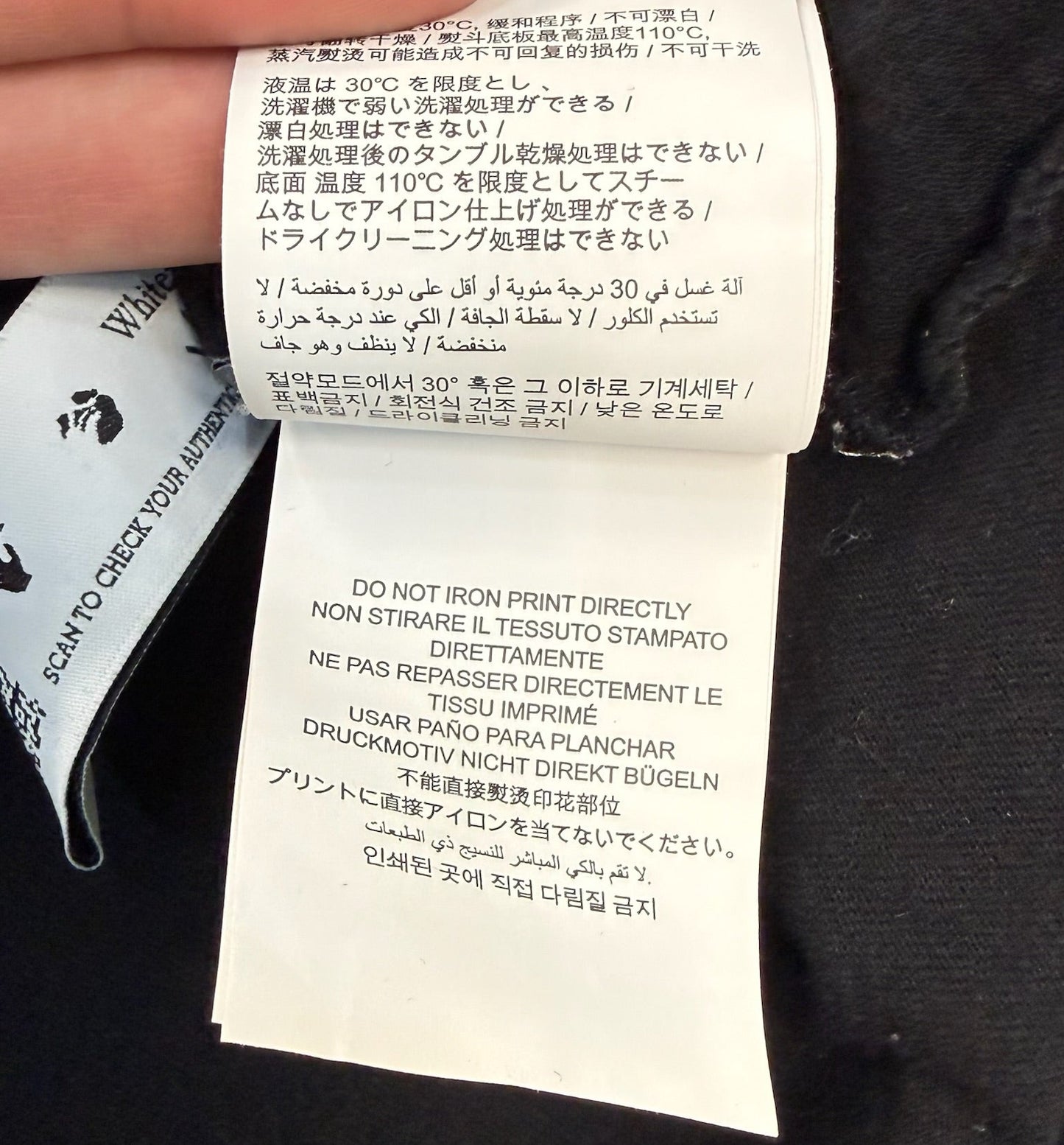 Off-White caravaggio Print T-Shirt 'Black'