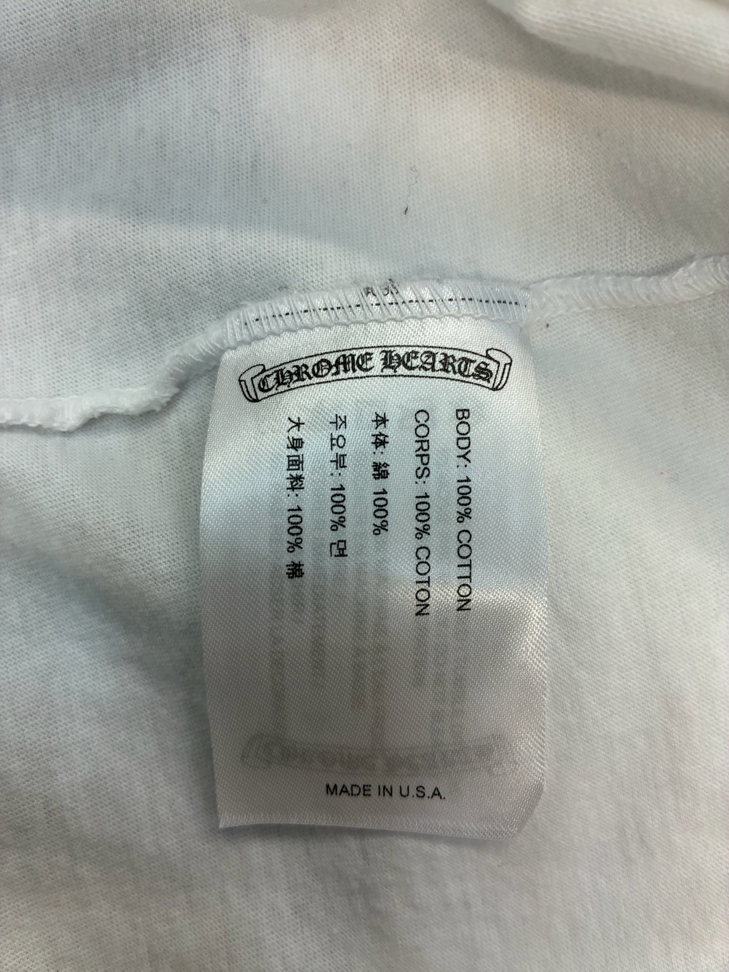 Chrome Hearts Made In Hollywood T Shirt 'White'