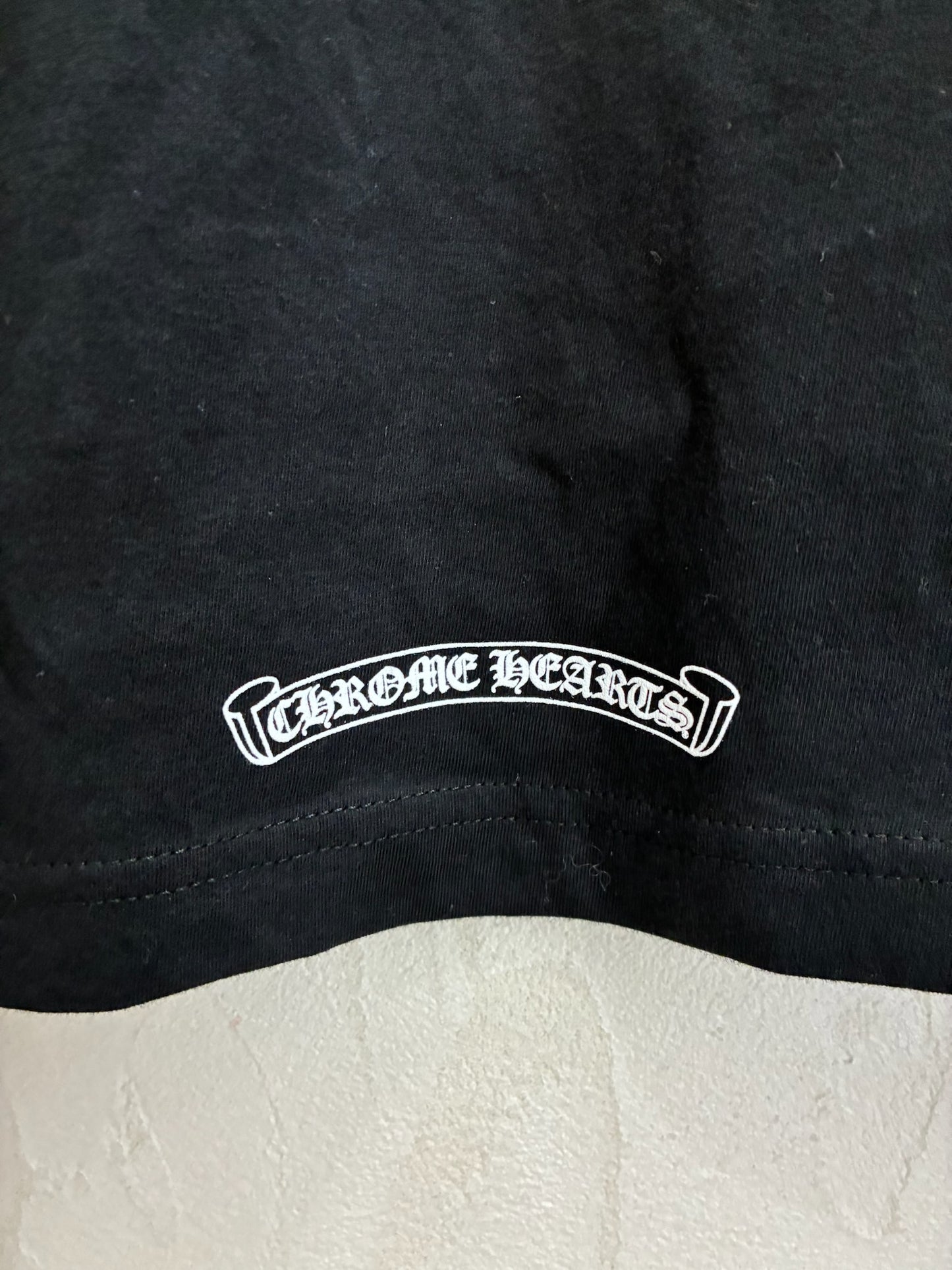 T-shirt à manches longues Chrome Hearts avec logo en volute