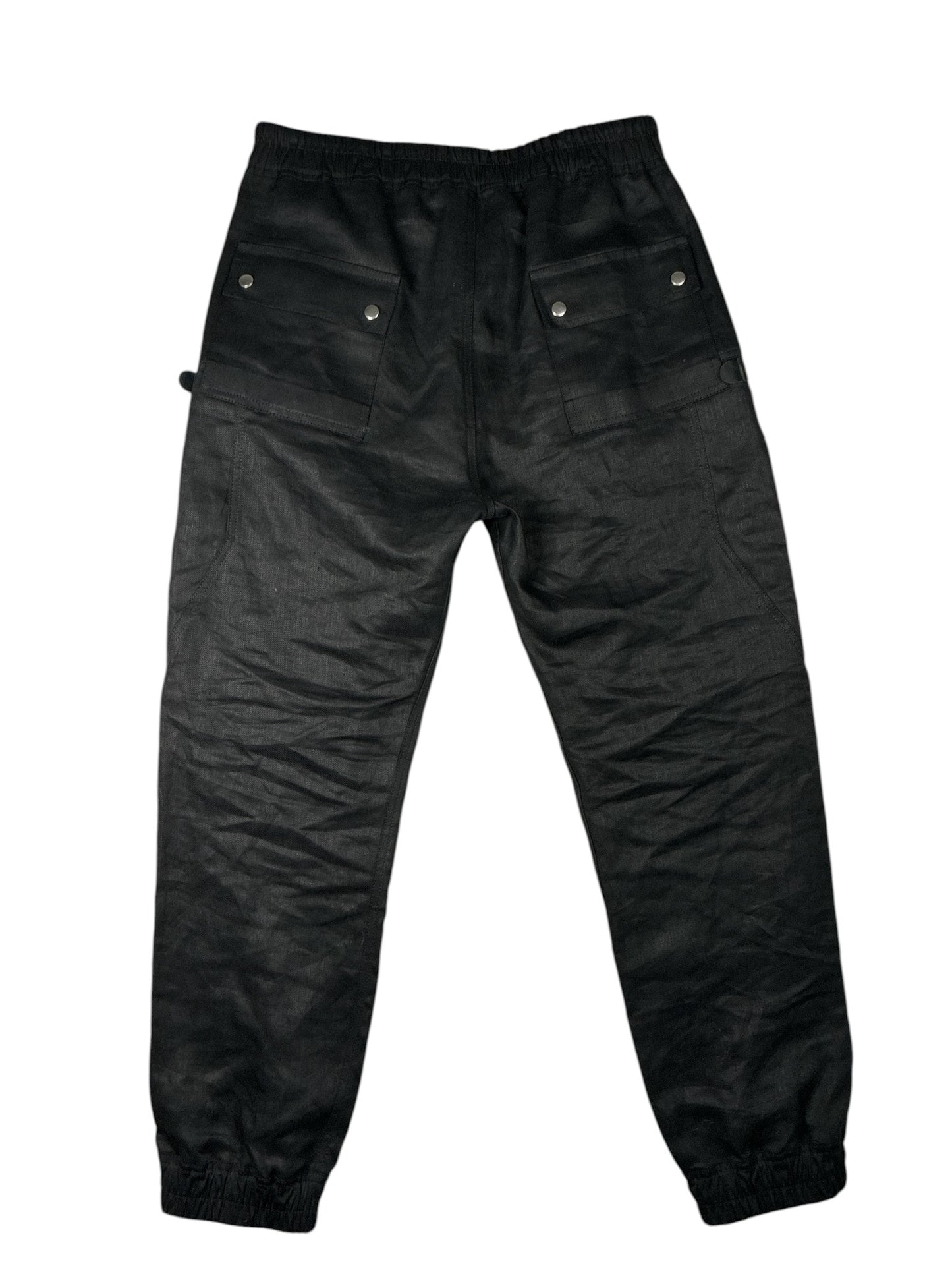 Rick Owens Bauhaus Black Cargo Pants