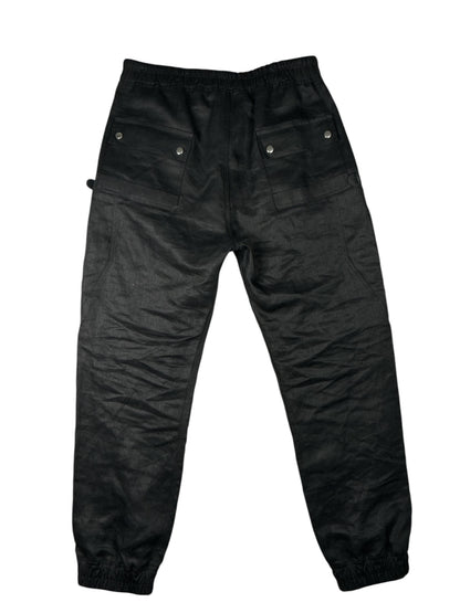 Rick Owens Bauhaus Black Cargo Pants