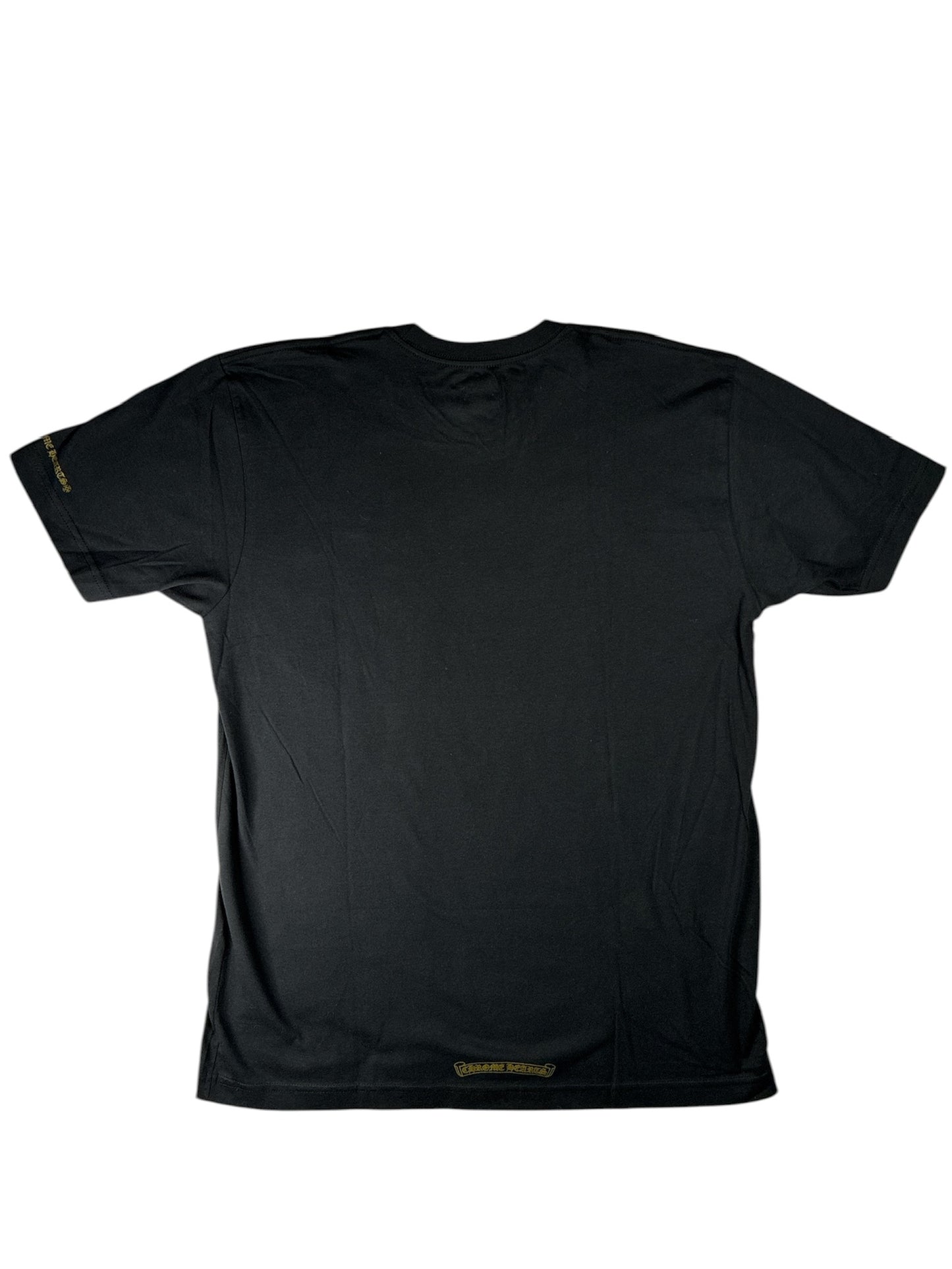 Chrome Hearts Gold Neck Logo T-Shirt