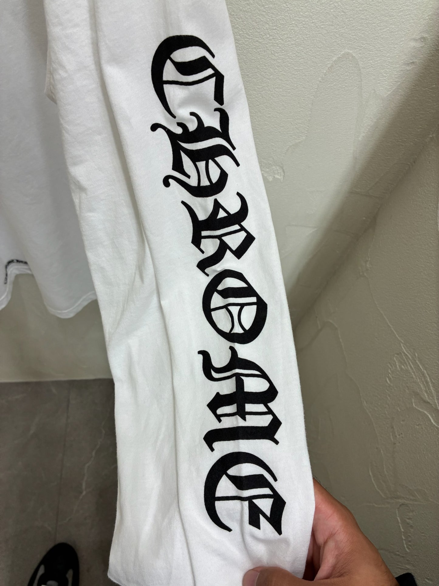 Chrome Hearts Neck Logo Long Sleeve Crewneck